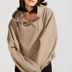 POPFLEX PULLOVER CLOUD HOODIE MILK TEA 🧋 SIZE S/M